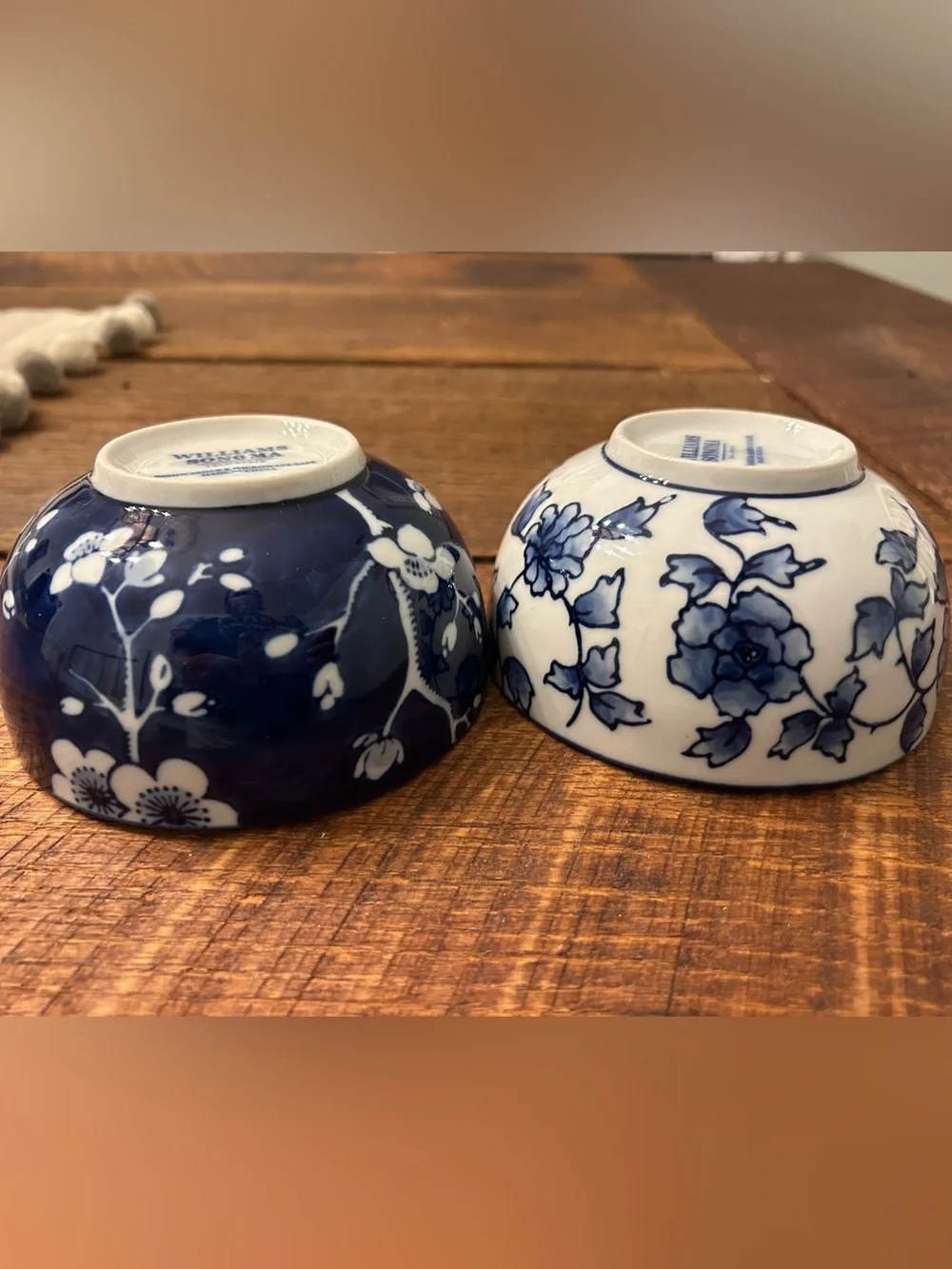 Williams Sonoma Japanese Garden fruit/dessert bowls 4.75” - set of 2